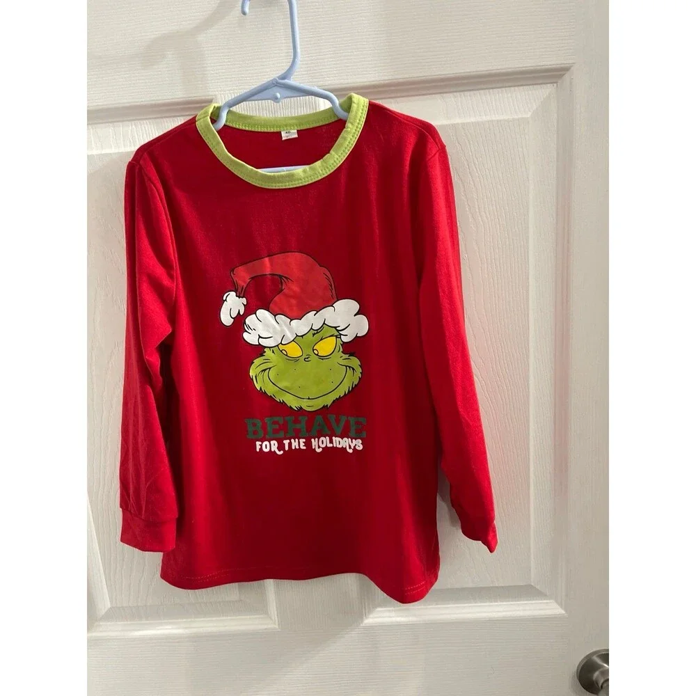 Dr. Seuss The Grinch Pajamas Size 8 New Without Tags